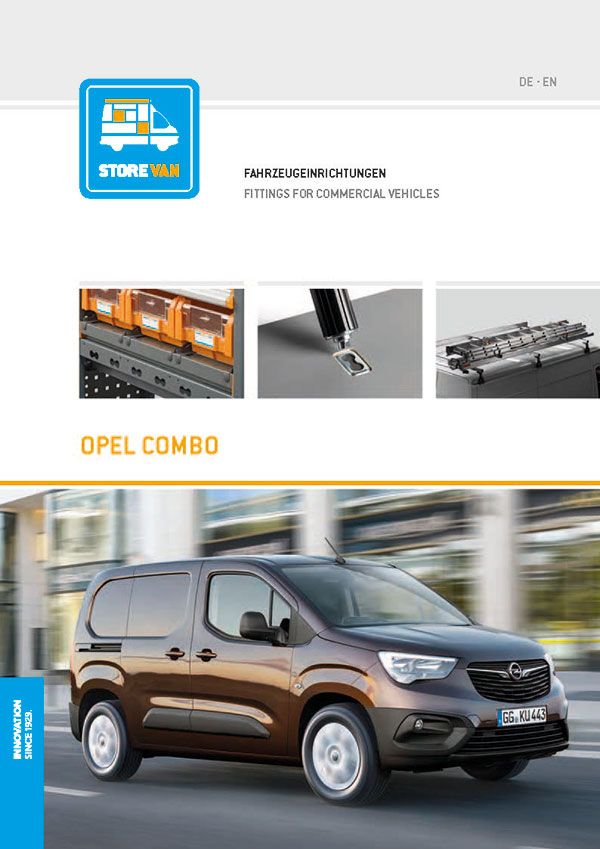 Katalog Opel Combo Fahrzeugeinrichtung