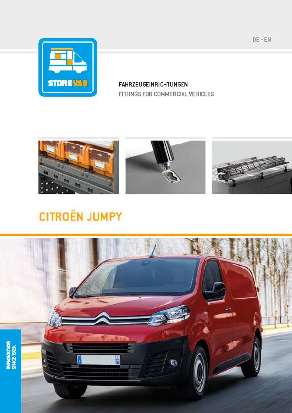Katalog Citroën Jumpy Fahrzeugeinrichtung