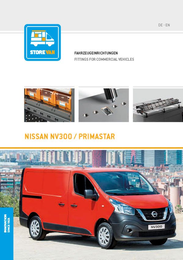 Katalog Nissan NV300/Primastar Fahrzeugeinrichtung