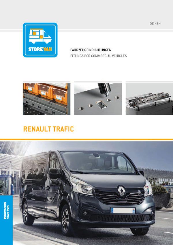 Katalog Renault Trafic Fahrzeugeinrichtung