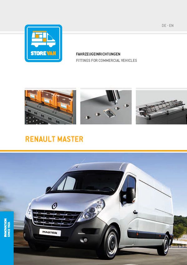 Katalog Renault Master Fahrzeugeinrichtung